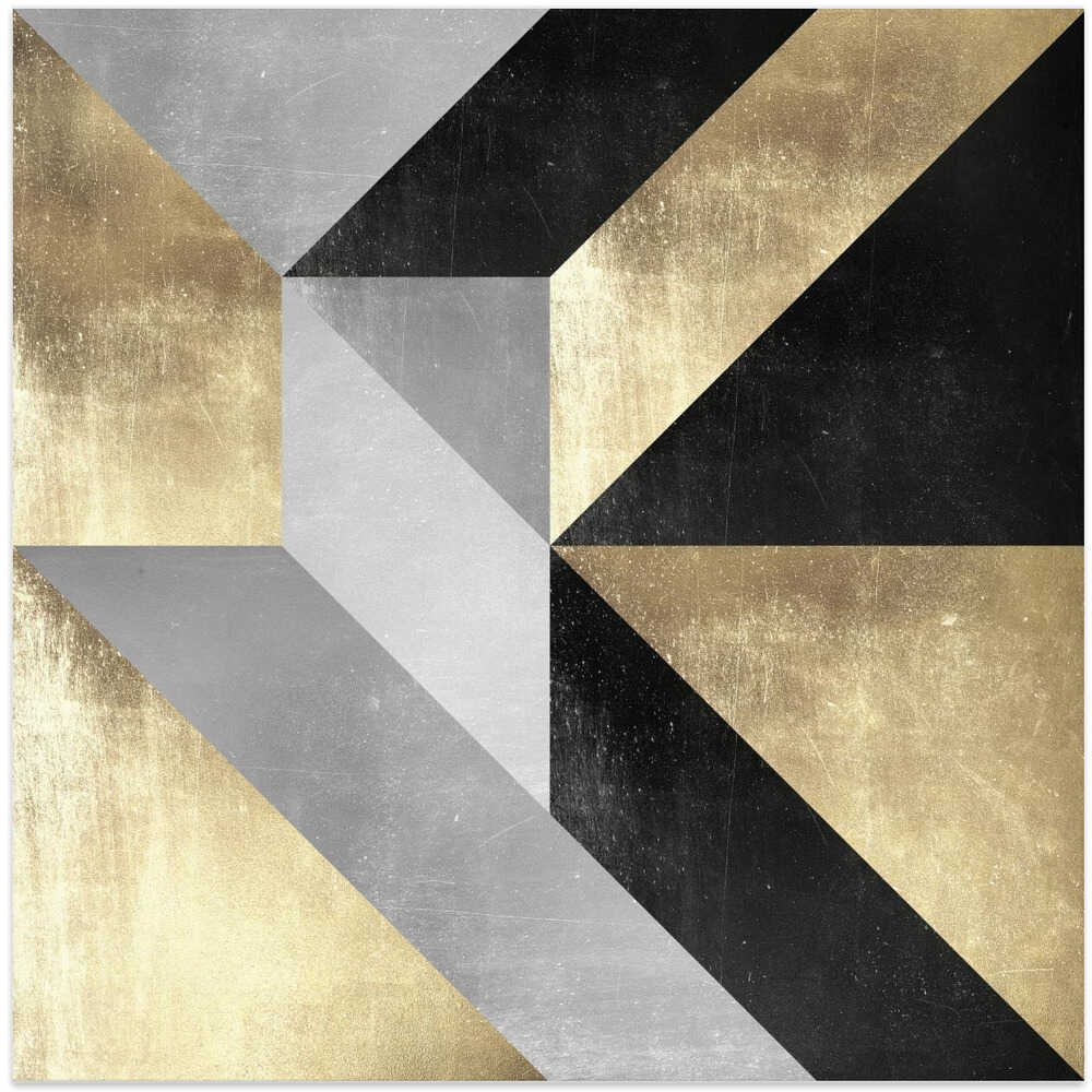 Wall art Gold Geometry