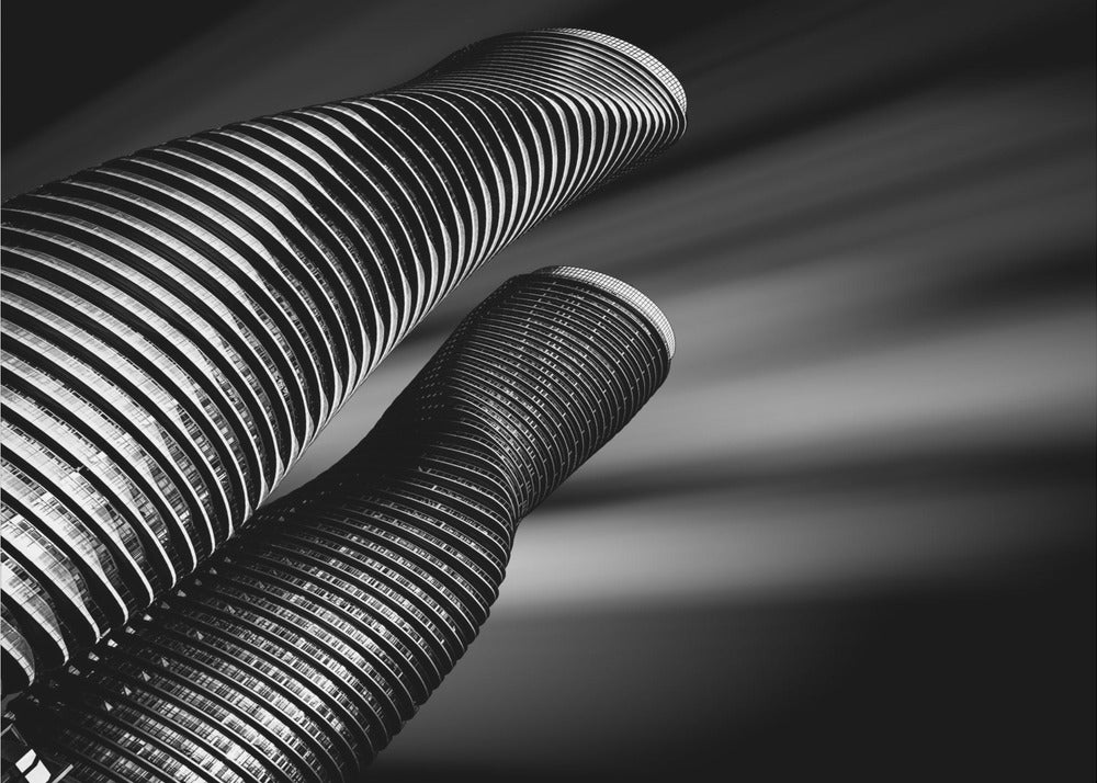 Wall art Twisted Towers