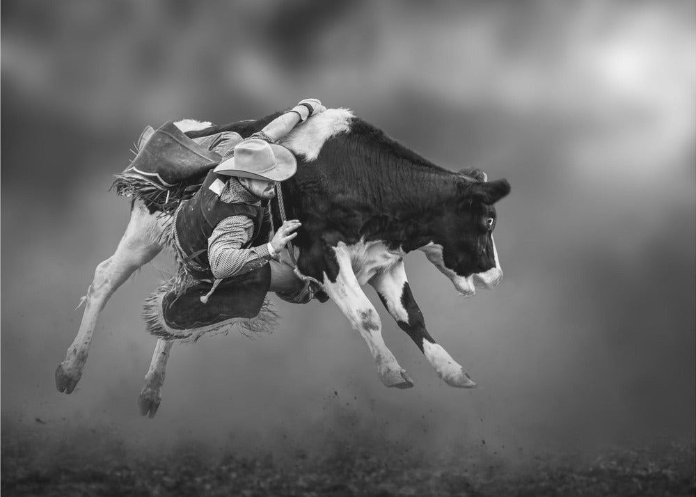 Spiritual Dance Wall Artwork In Black Floating Frame