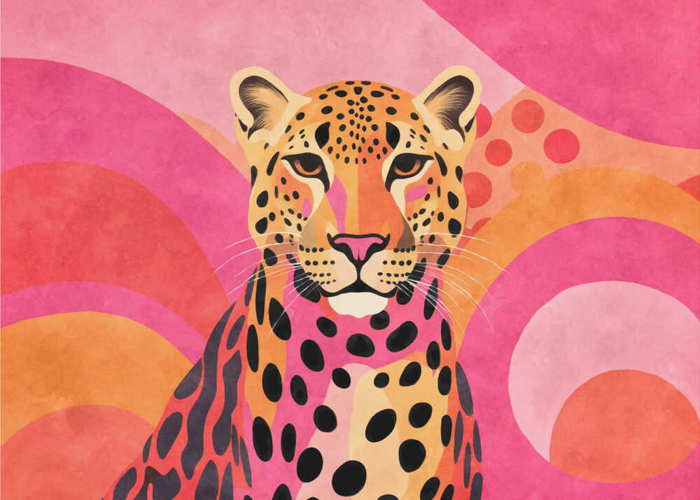 Wall art Fancy Cheetah 001