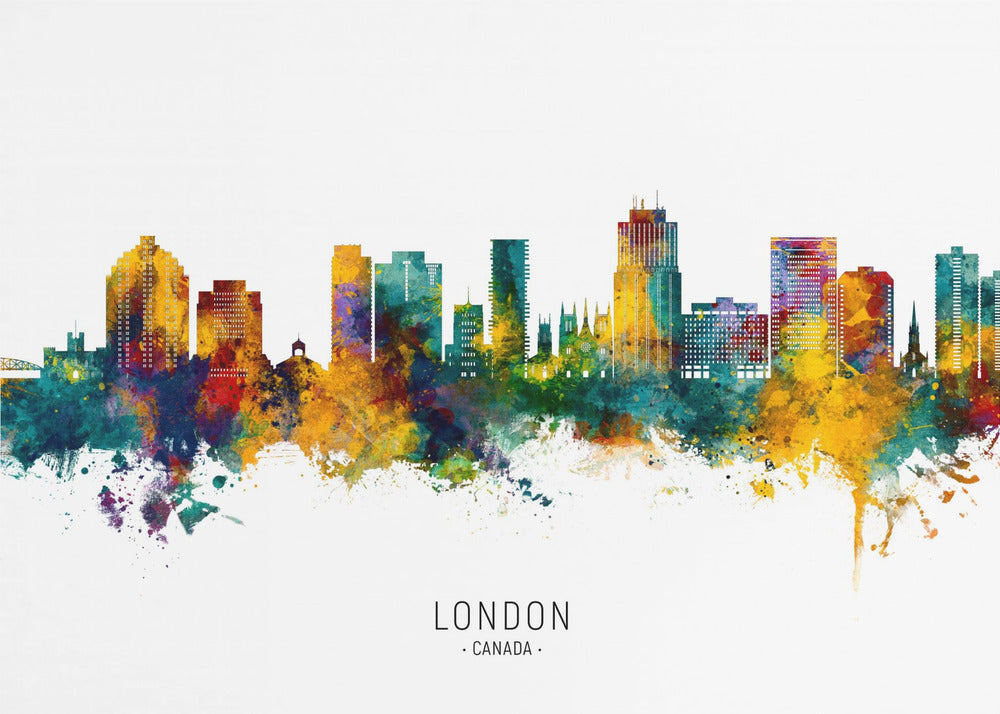 Wall art London Canada Skyline