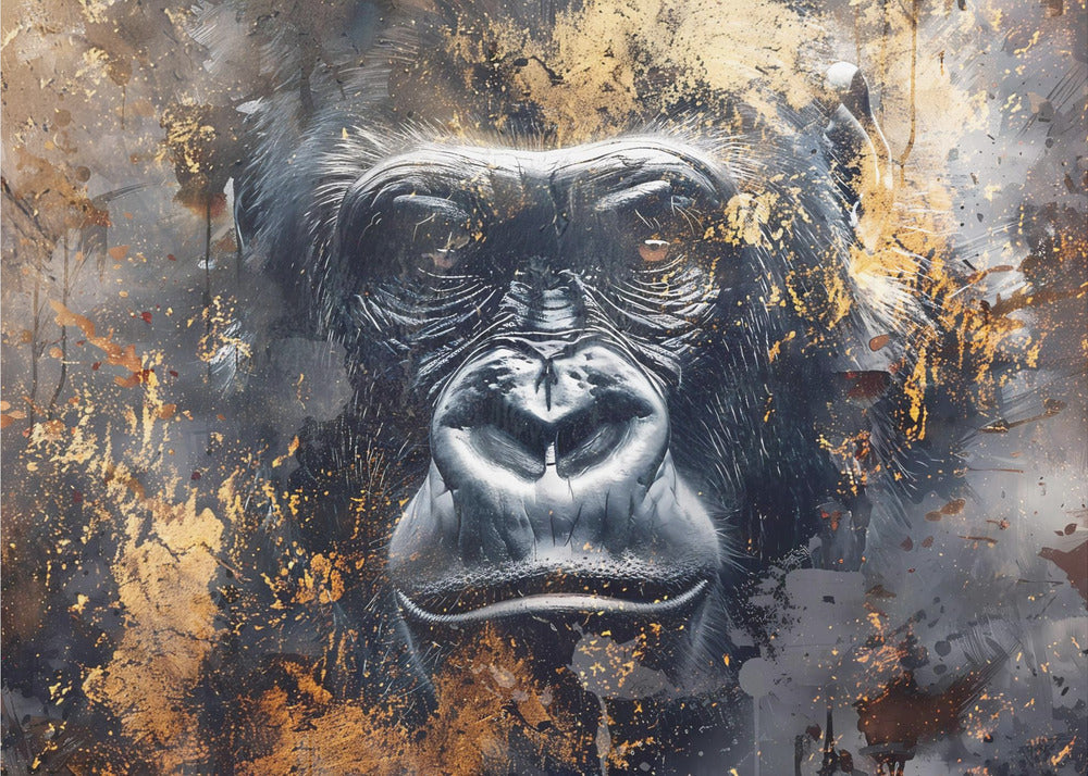 Abstract Art Canvas Print-wall-art-animal-vintage-art-illustration-wallart-03-48X36