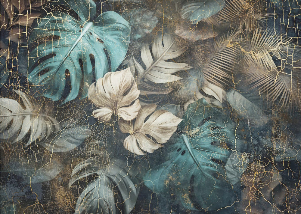 Wall art Jungle Leaves Art Illustration Wallart 23