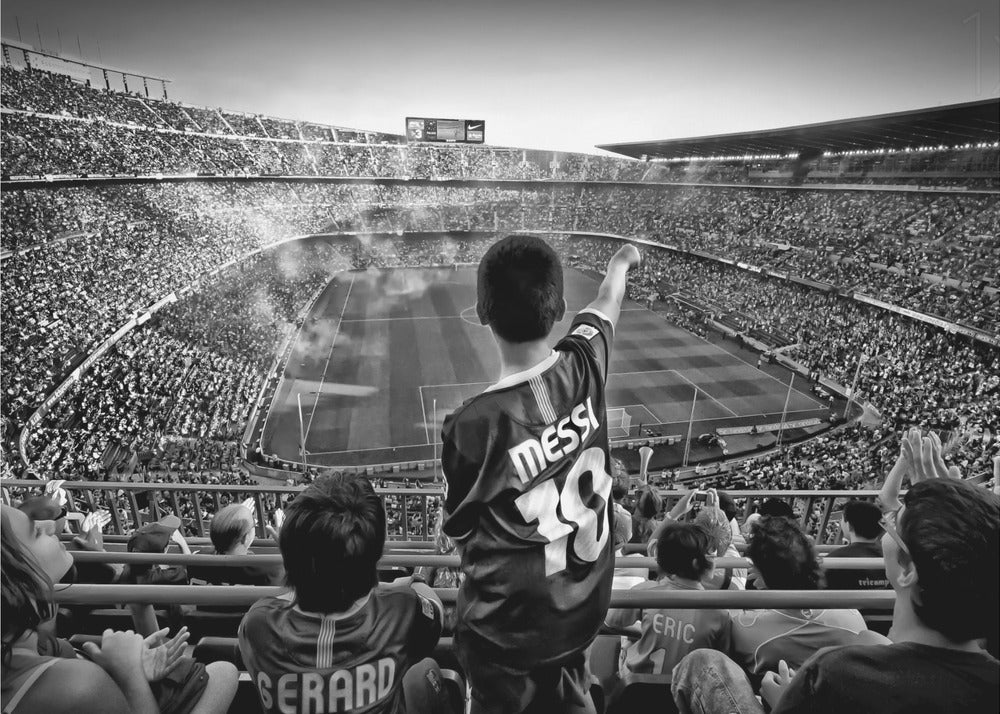 Wall art Cathedral of Football
