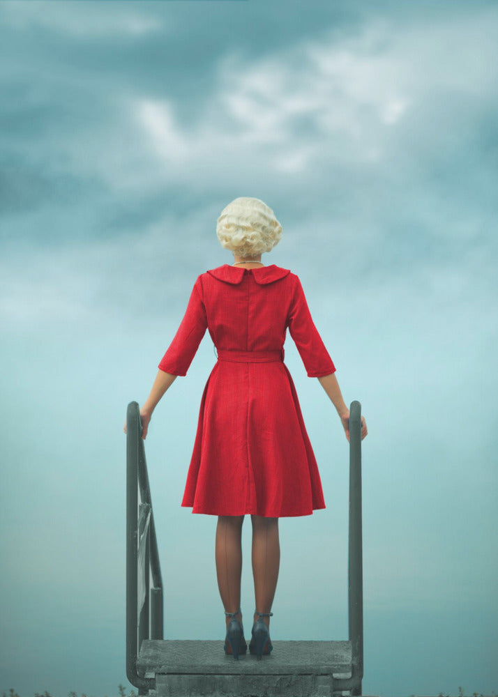 Wait for Tommorrow Wall Artwork In Black Floating Frame