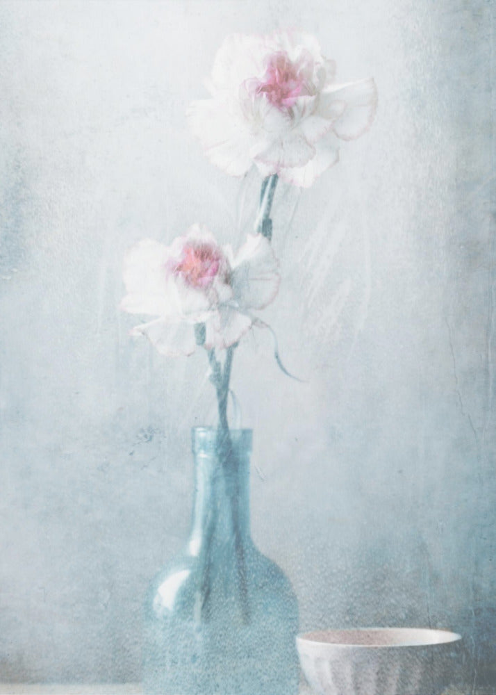 Friendship in Flowers Wall Artwork In Black Floating Frame