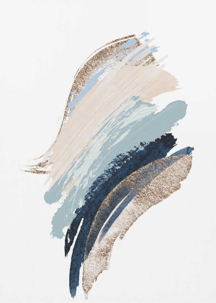 Smooth Shapes-1 – abstract wall art, artwork product view