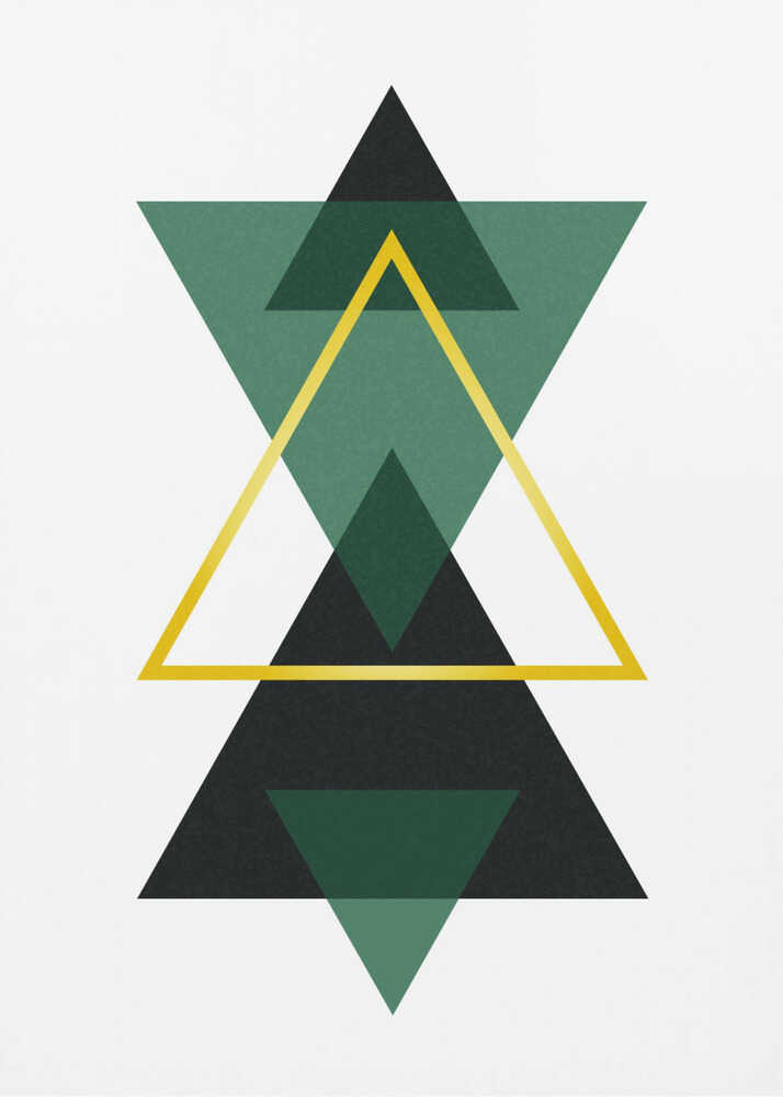 Wall art Minimal Triangle Collection #3