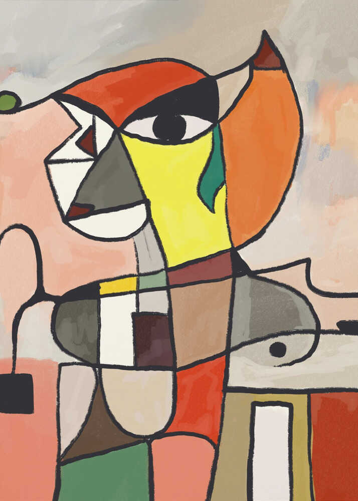 Wall art Colorful Geometric Shapes