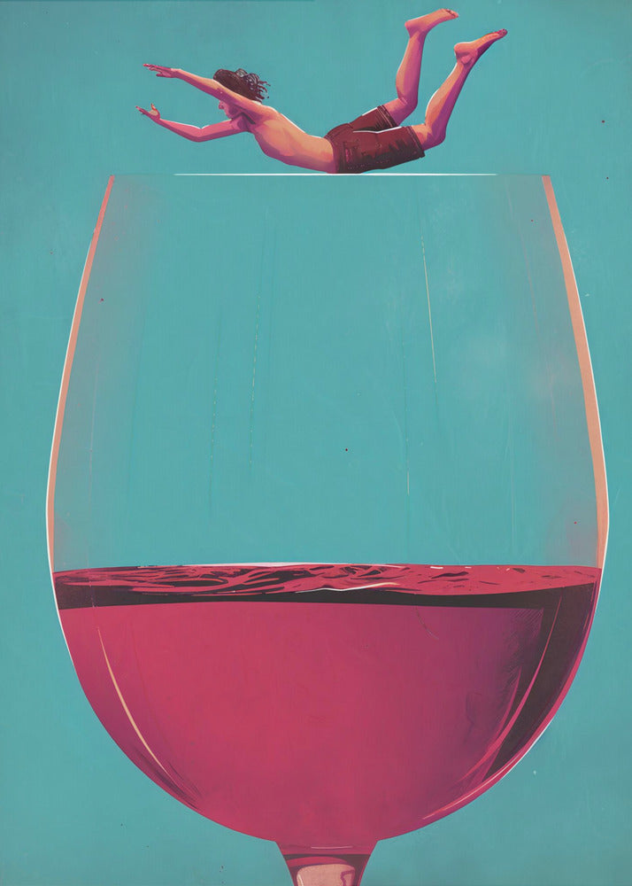 Wall art Wine Dive