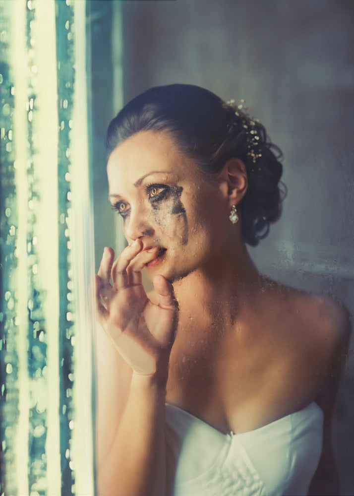 The Bride III Wall Artwork In Black Floating Frame