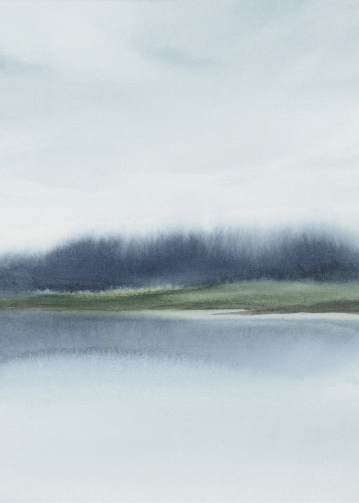 Abstract Art Canvas Print-wall-art-indigoforestiii-32x40-24X36