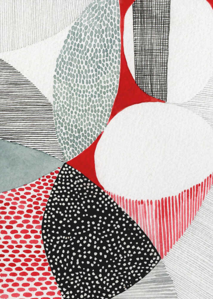 Wall art Geometric Patterns And Vivid Colors