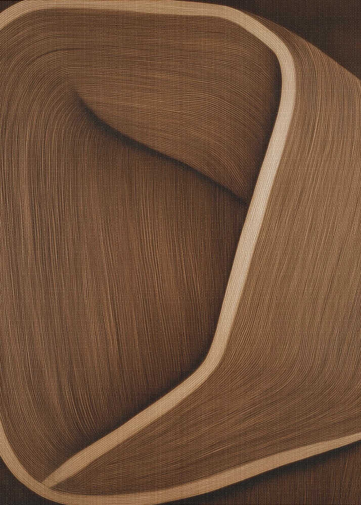 Wall art Caramel lines II