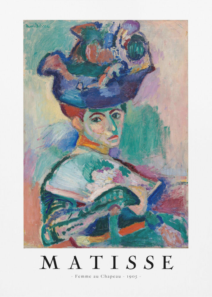 Wall art Woman With Hat 1905