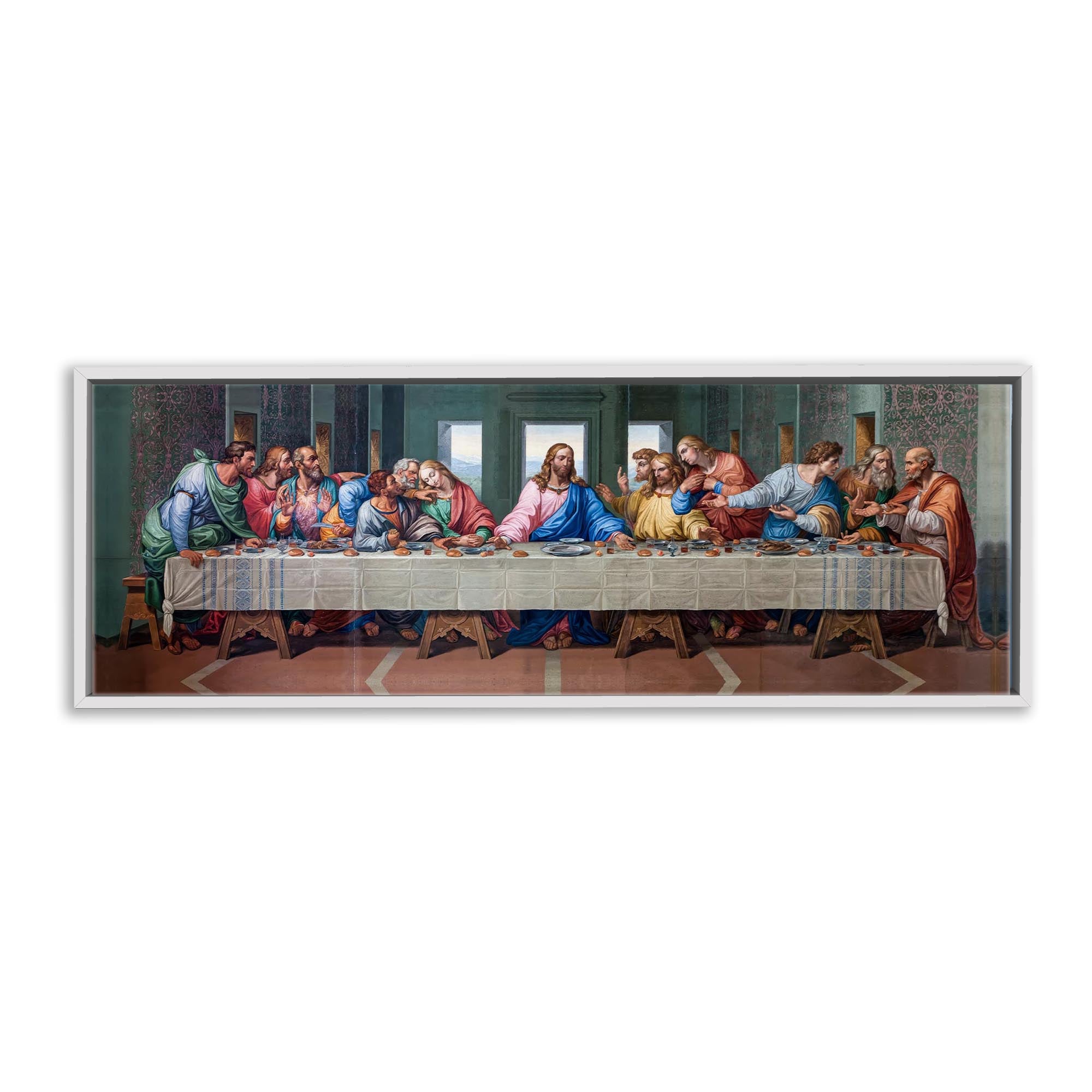 Last Supper Canvas- Wall Art- RGB varnish Canvas Print