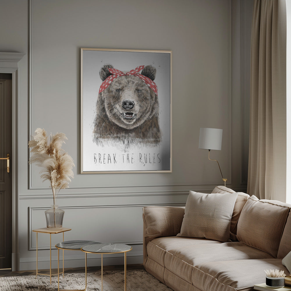 Wall art Break the rules