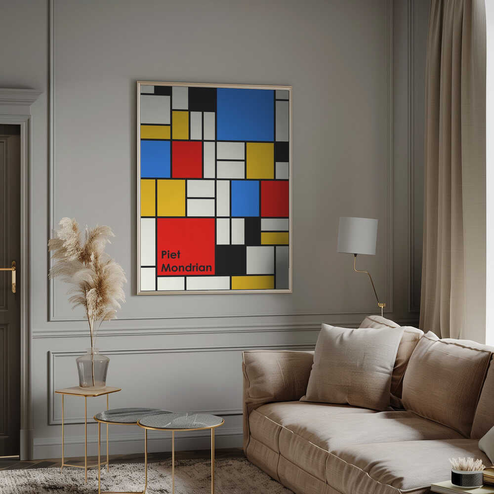 Wall art Piet Mondrian