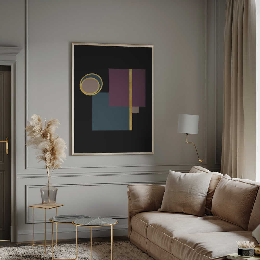 Wall art Squares and Circles Copy