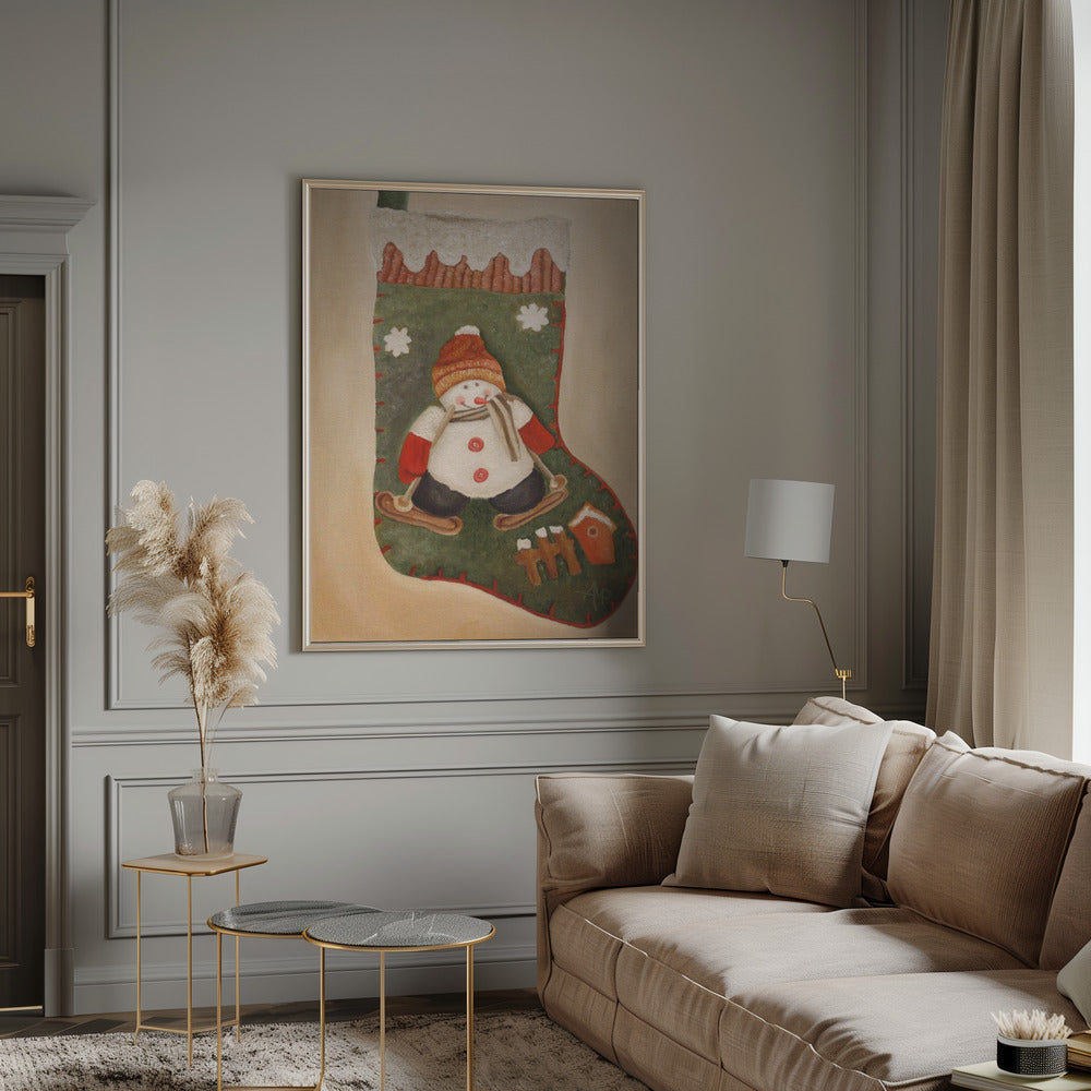 Wall art Christmas Stocking