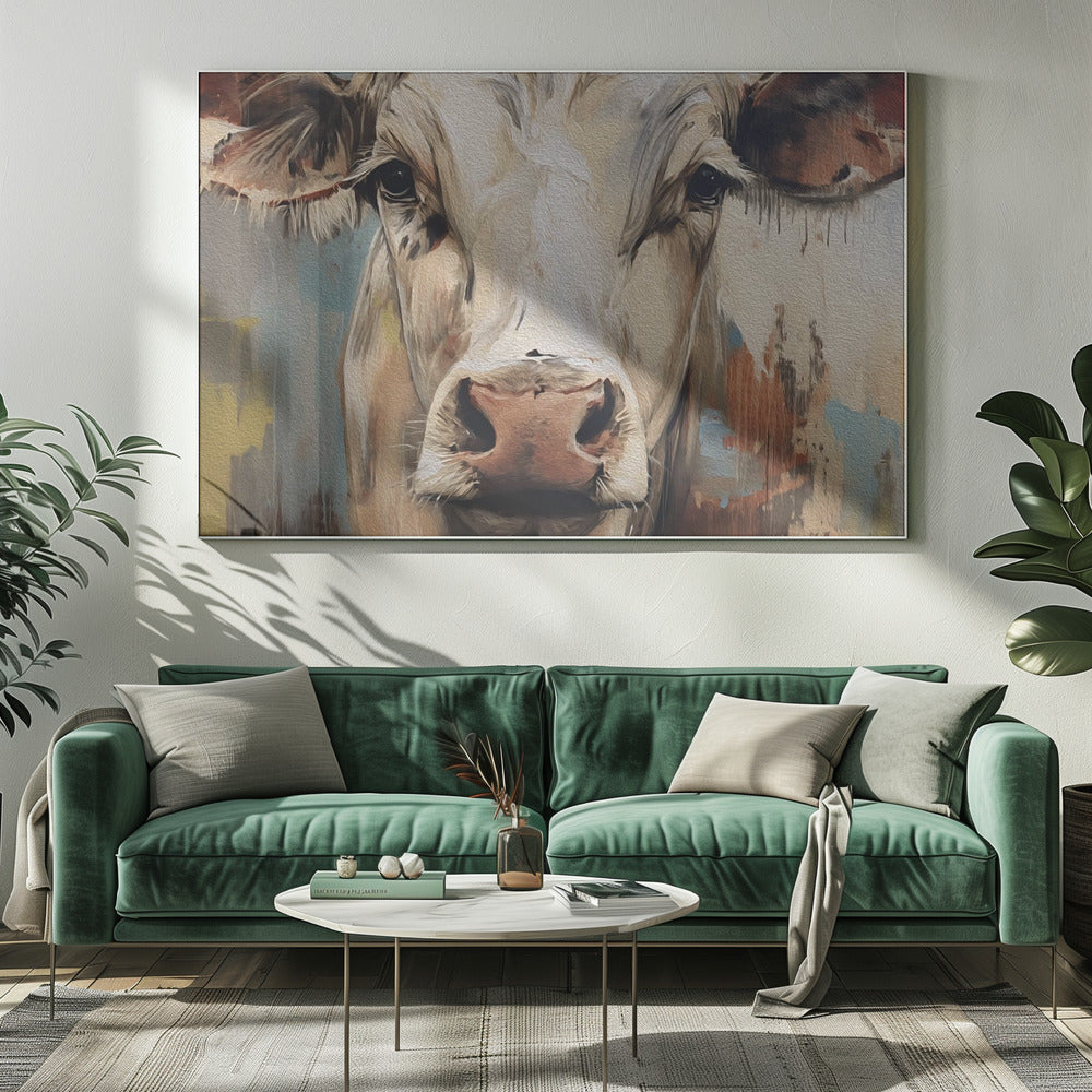 Wall art Cow No 1 Canvas Print