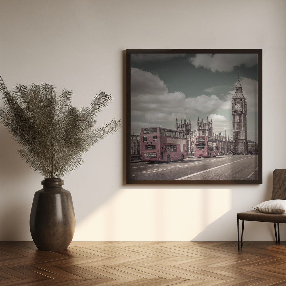 Wall art Typical London | urban vintage style