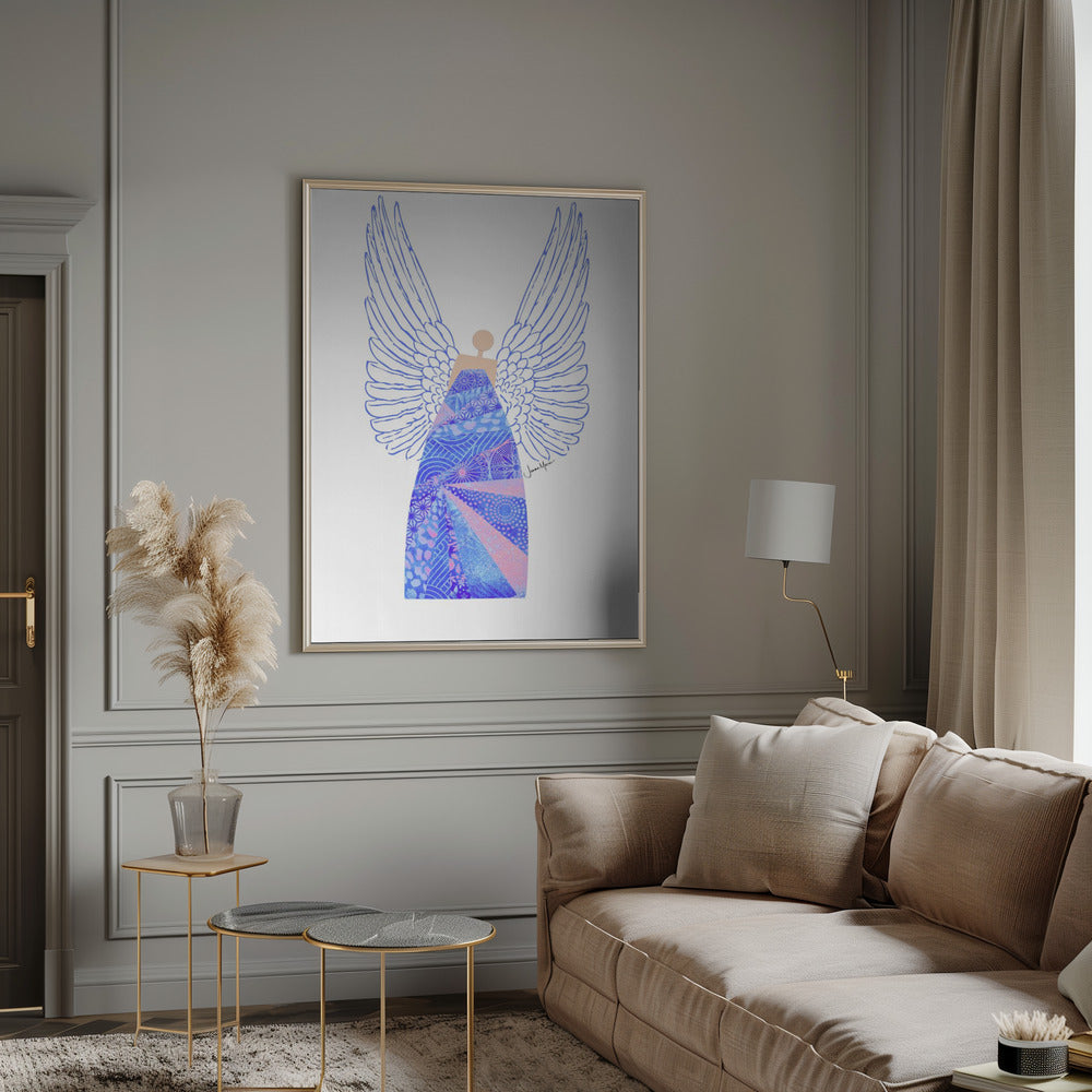 Wall art Angel in Blue