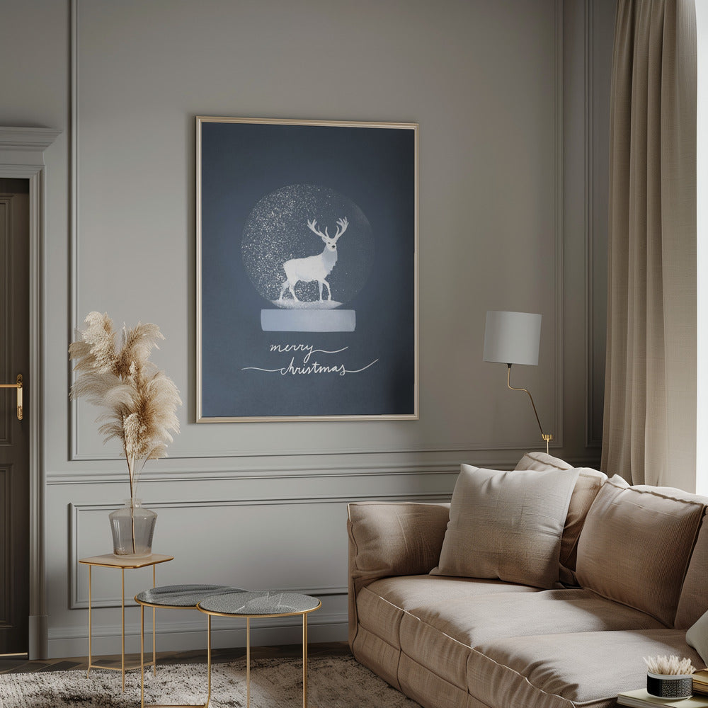 Wall art Snowglobe Deer