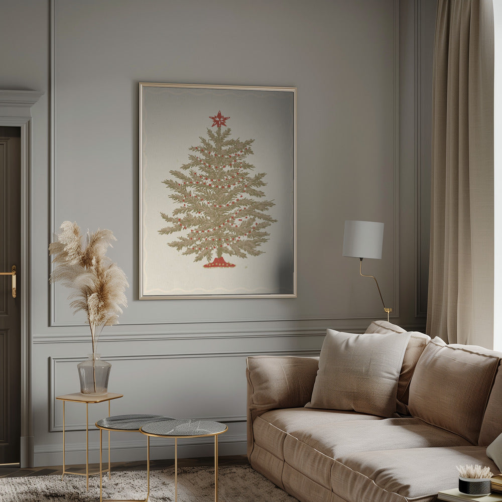 Wall art Christmas tree 02