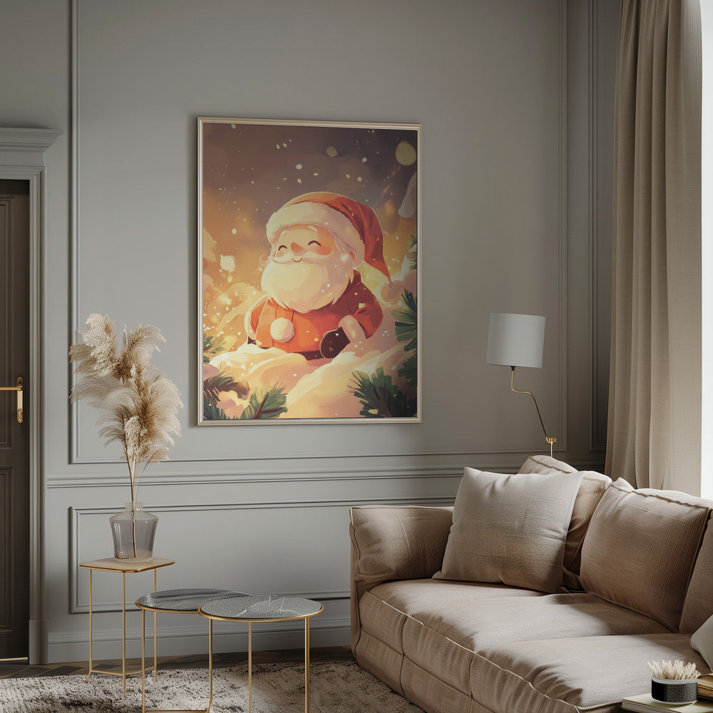 Wall art Santa Claus