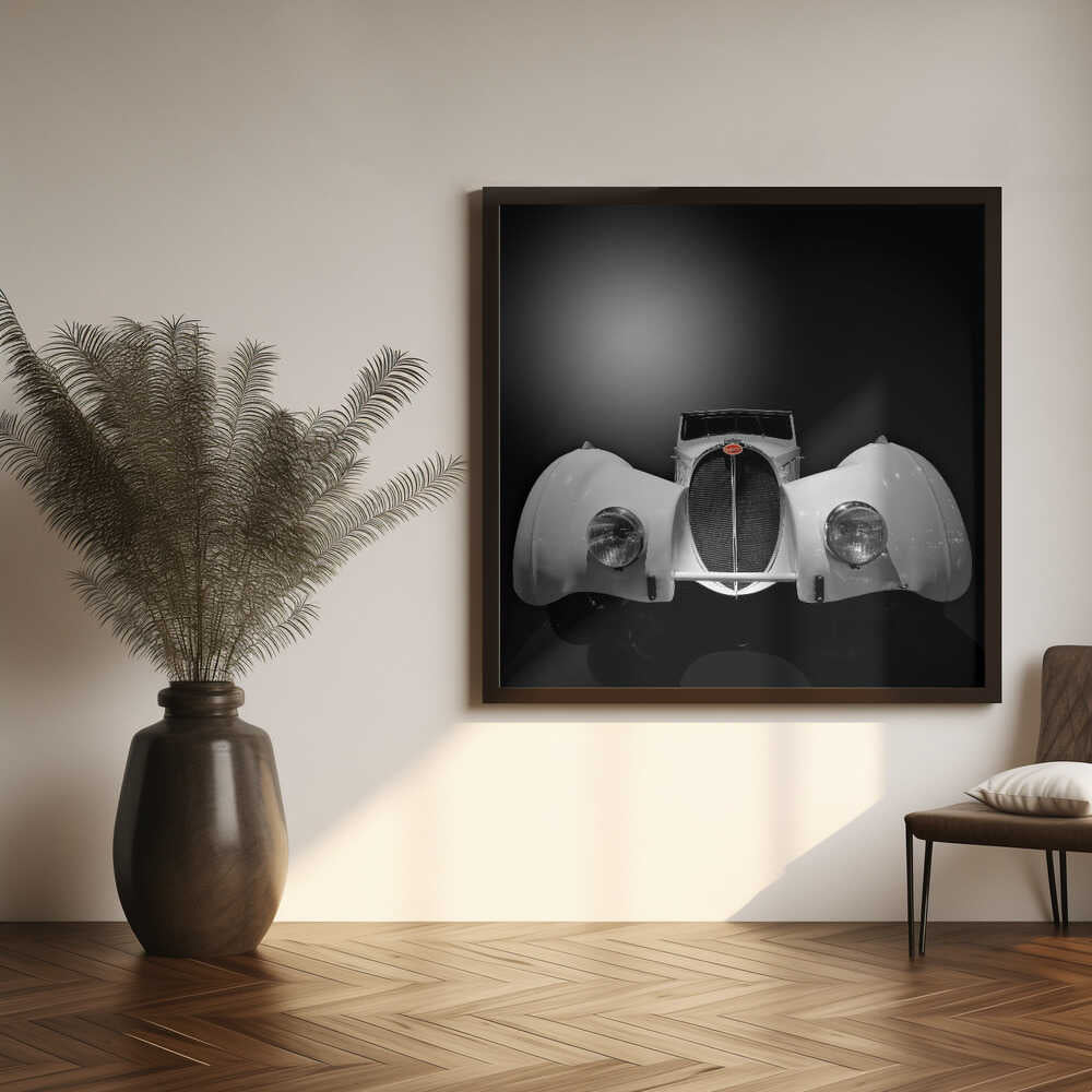 Wall art A White Bugatti