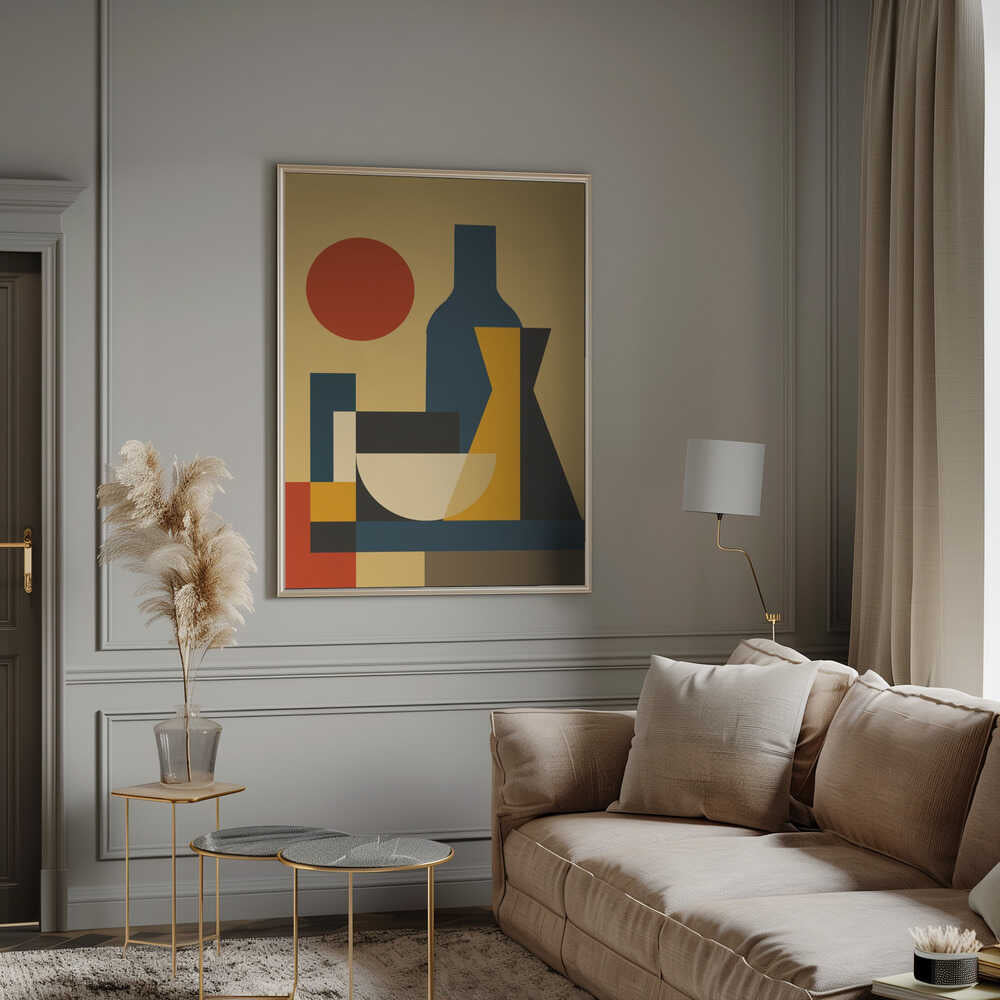 Wall art Geometric Still Life Composition 02