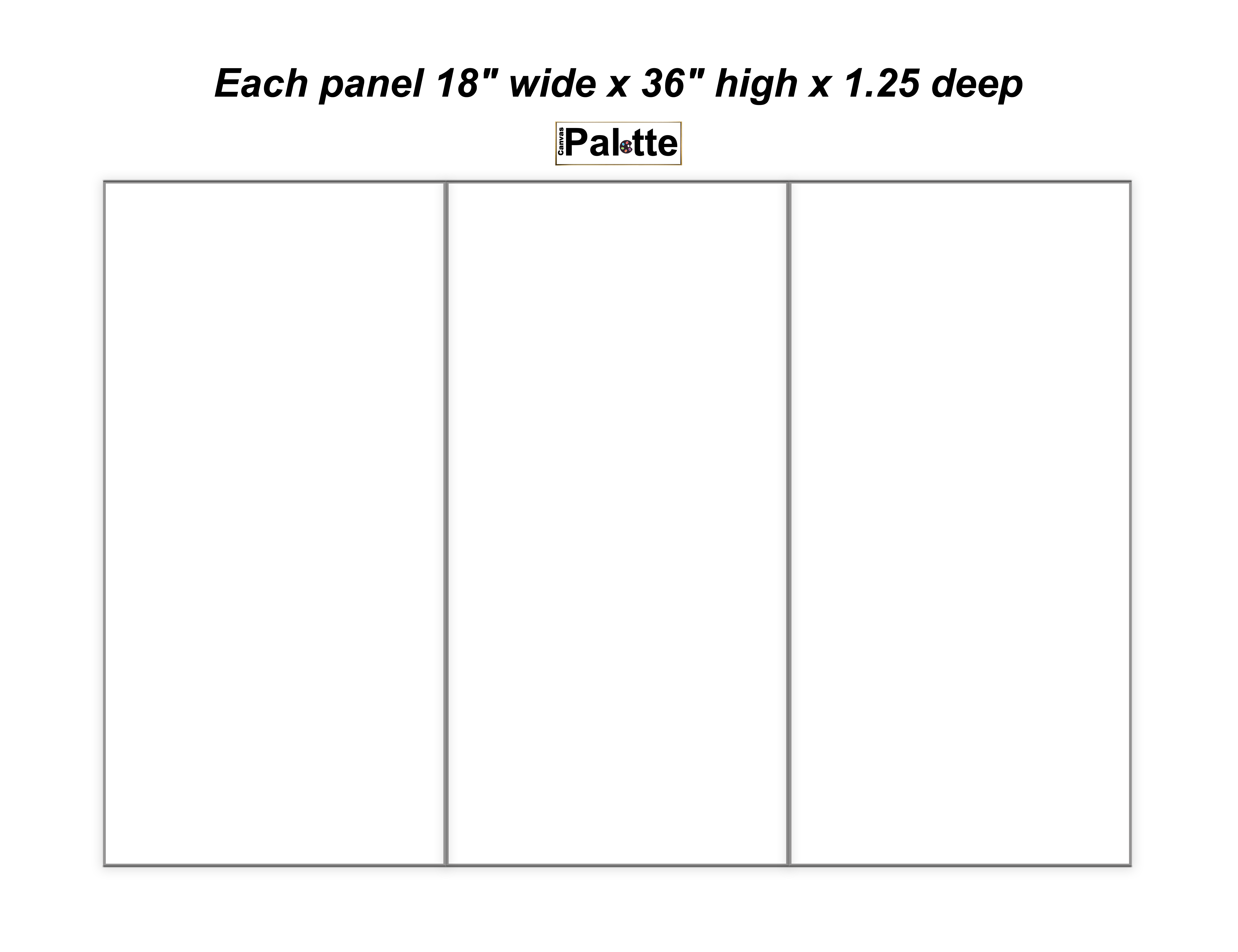 3 Panel Image Split 54" x 36"