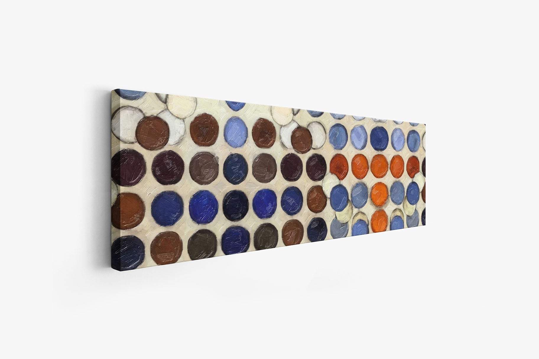 Palette of colors- Modern and abstract art- Large Canvas Wall Decor-RG