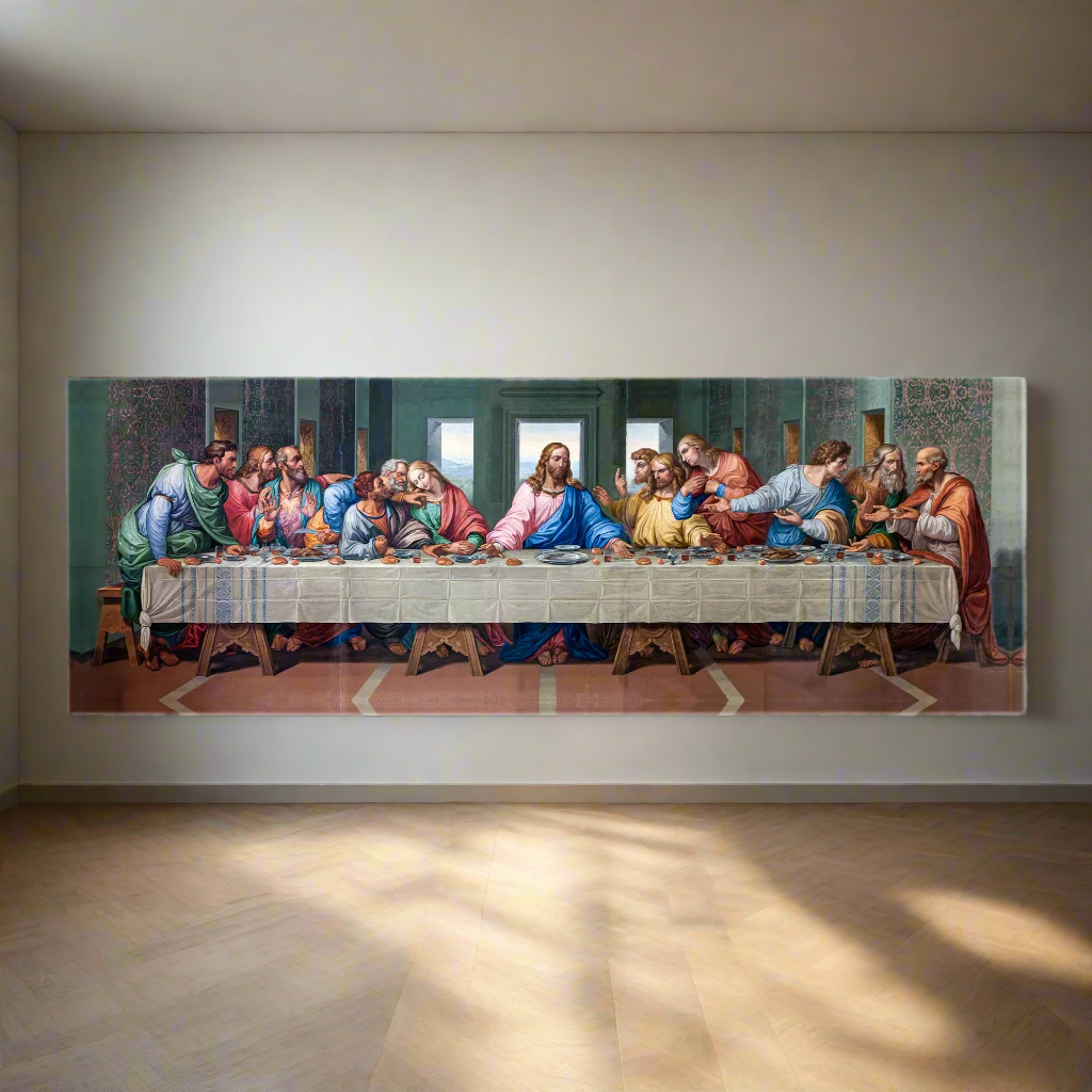 Last Supper Canvas- Wall Art- RGB varnish