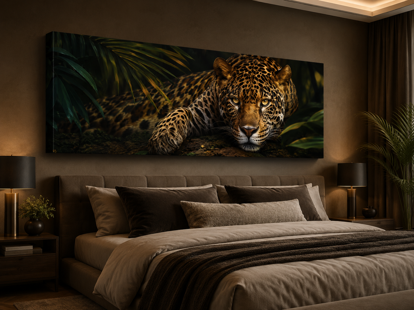 Jungle Sovereign – Jaguar Canvas Wall Art