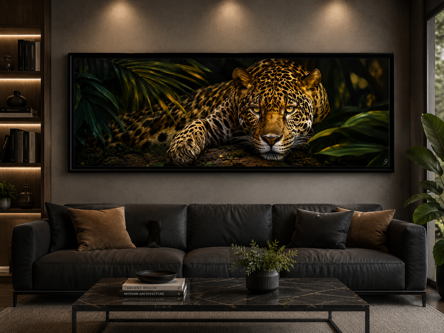 Jungle Sovereign – Jaguar Canvas Wall Art