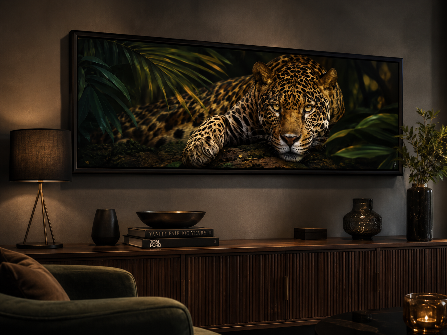 Jungle Sovereign – Jaguar Canvas Wall Art