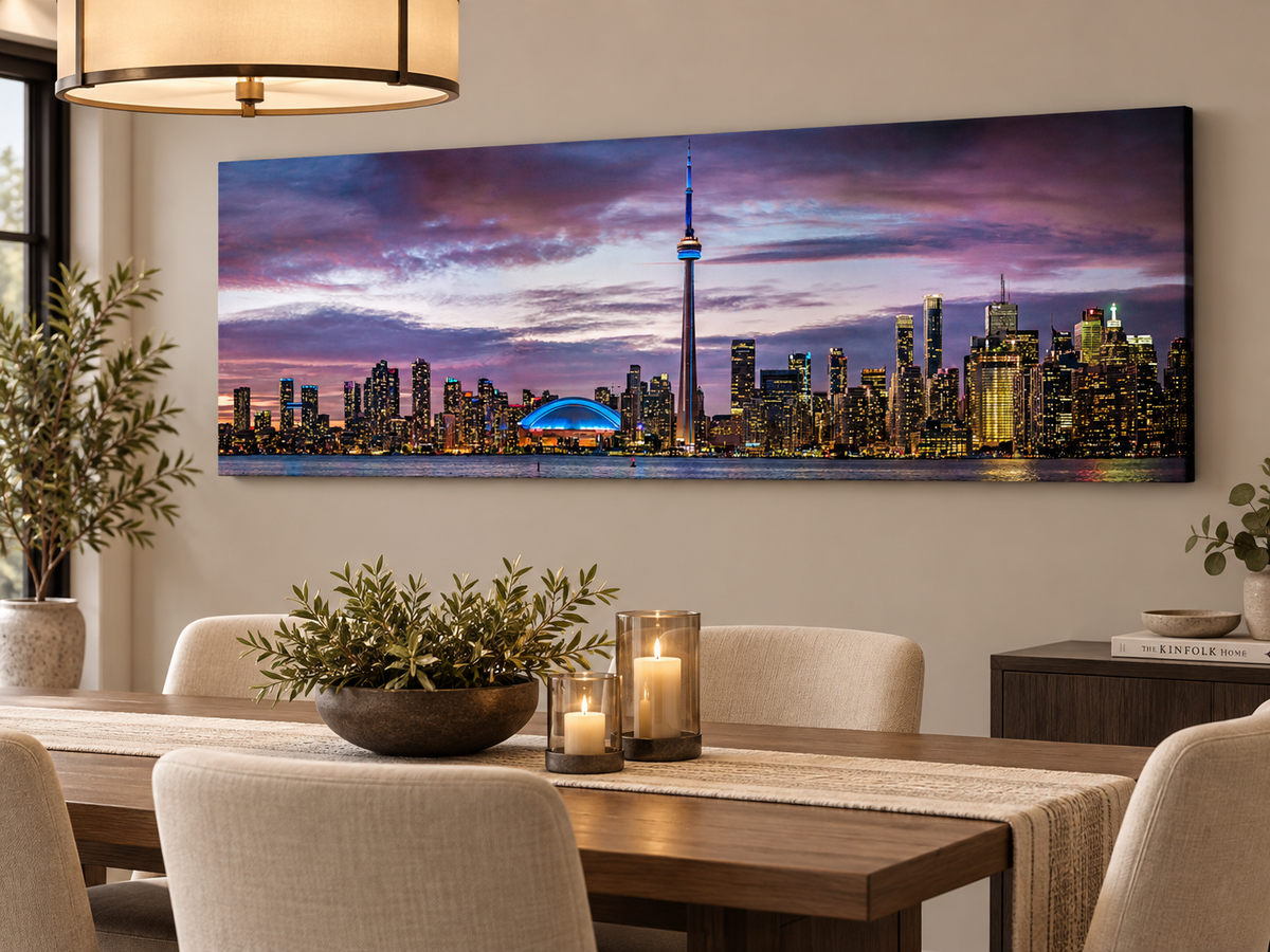 Toronto Sunset – cityscape wall art, additional artwork view 6