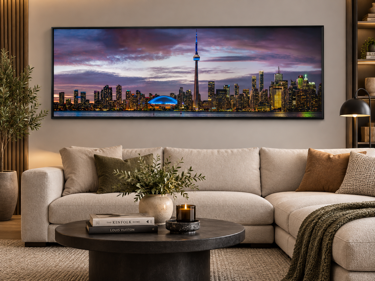 Toronto Sunset – cityscape wall art, additional artwork view 8