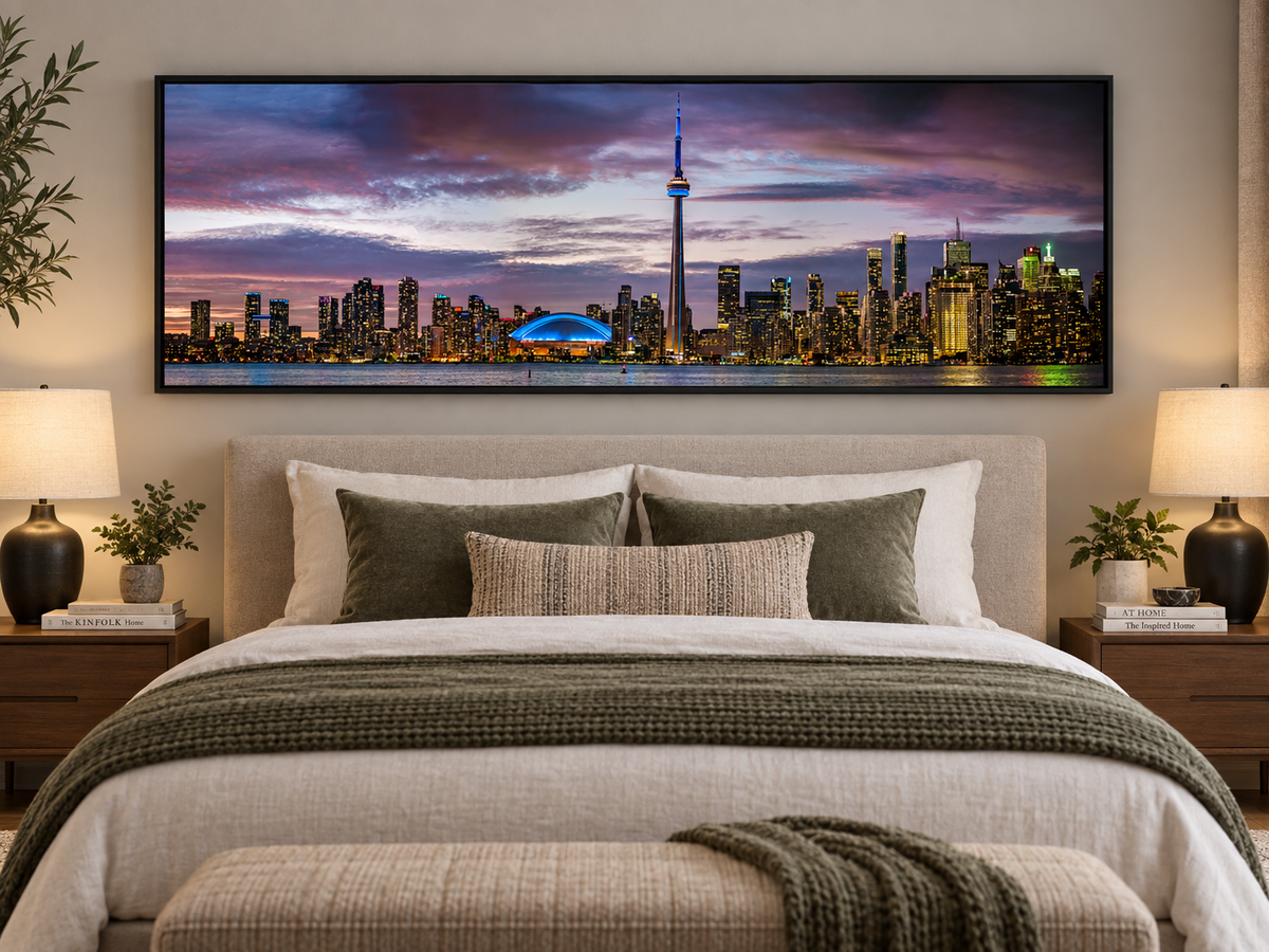 Toronto Sunset – cityscape wall art, additional artwork view 9