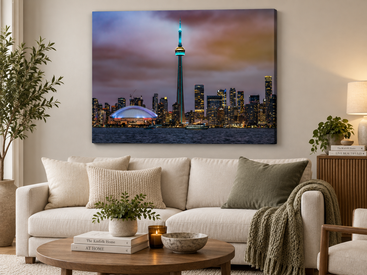 Toronto CN Tower & Rogers Centre – cityscape wall art, additional artwork view 6