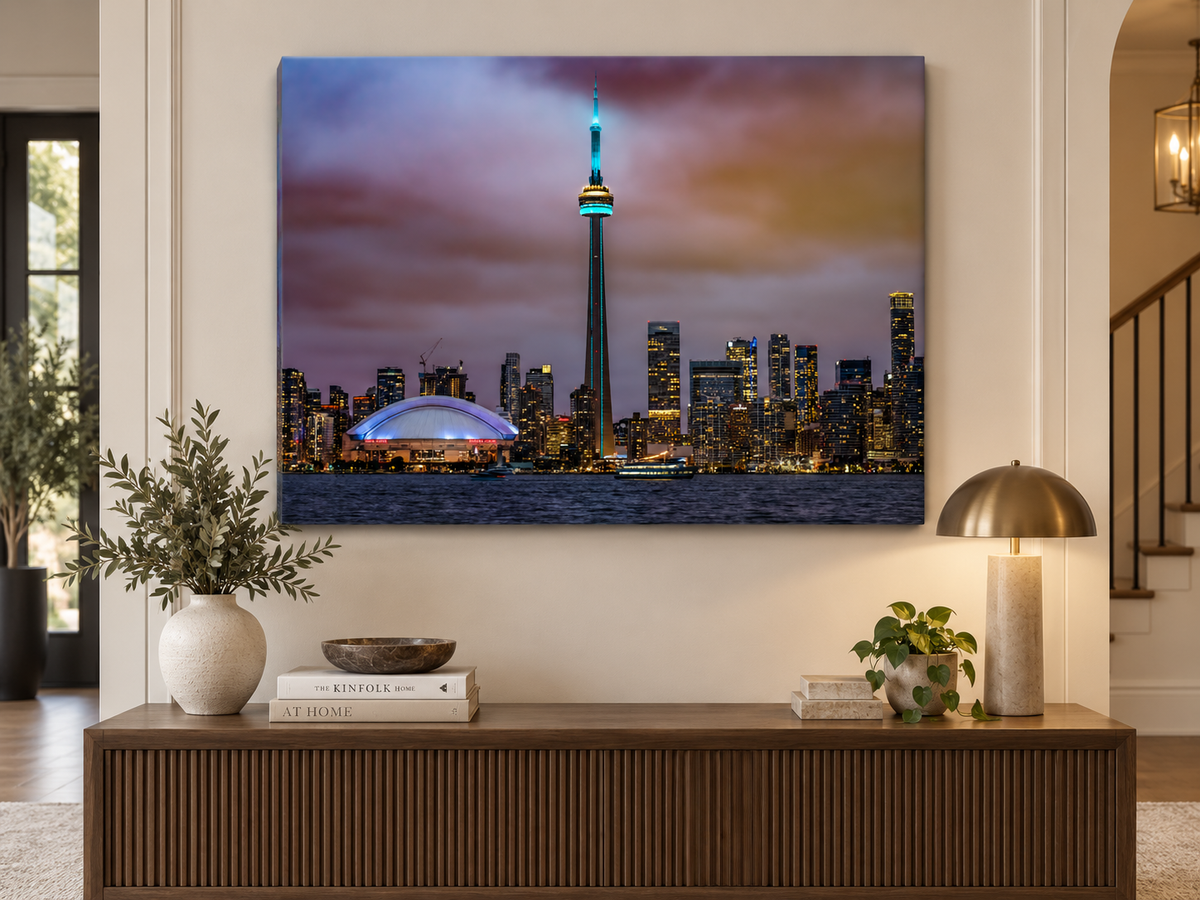 Toronto CN Tower & Rogers Centre – cityscape wall art, additional artwork view 8