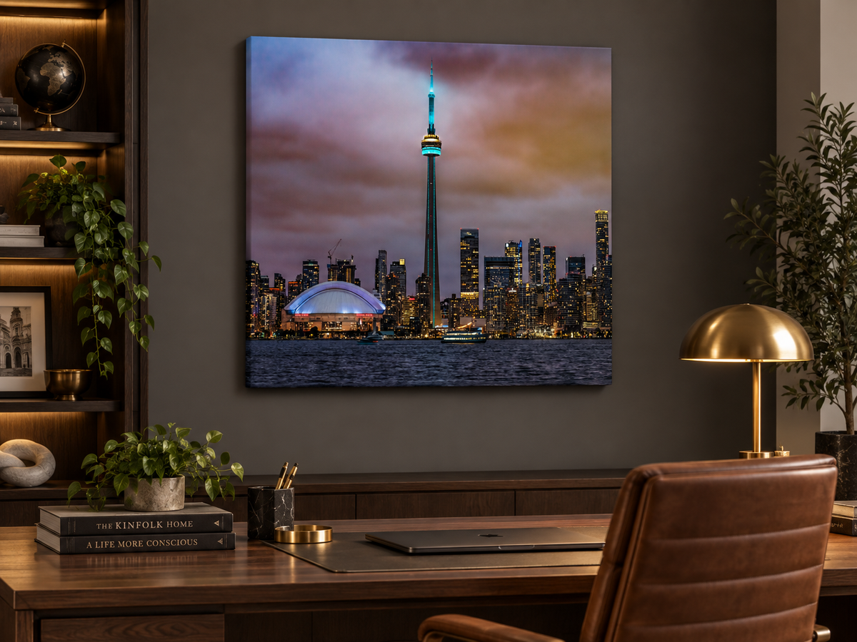 Toronto CN Tower & Rogers Centre – cityscape wall art, additional artwork view 9