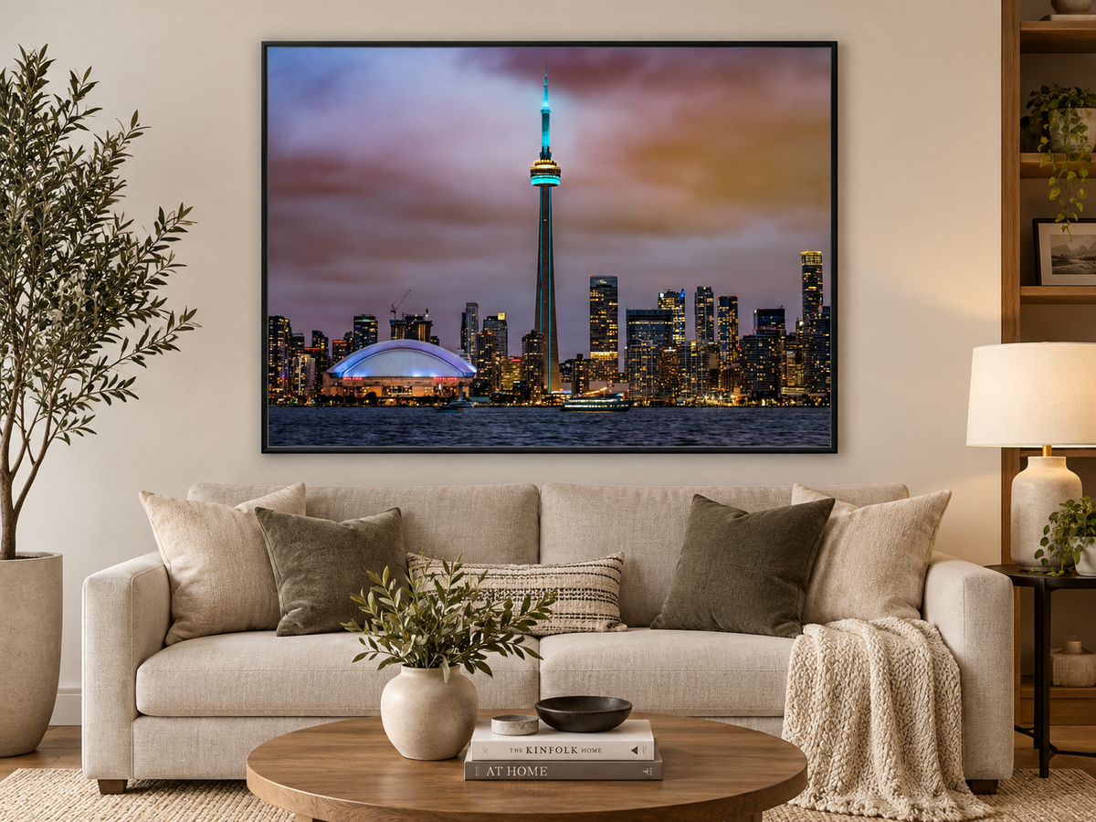 Toronto CN Tower & Rogers Centre – cityscape wall art, additional artwork view 10