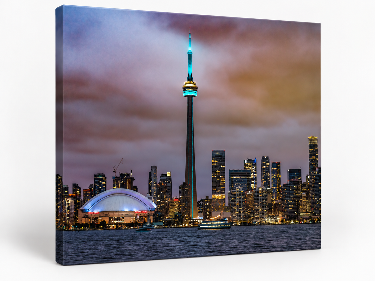 Toronto CN Tower & Rogers Centre – cityscape wall art, additional artwork view 4