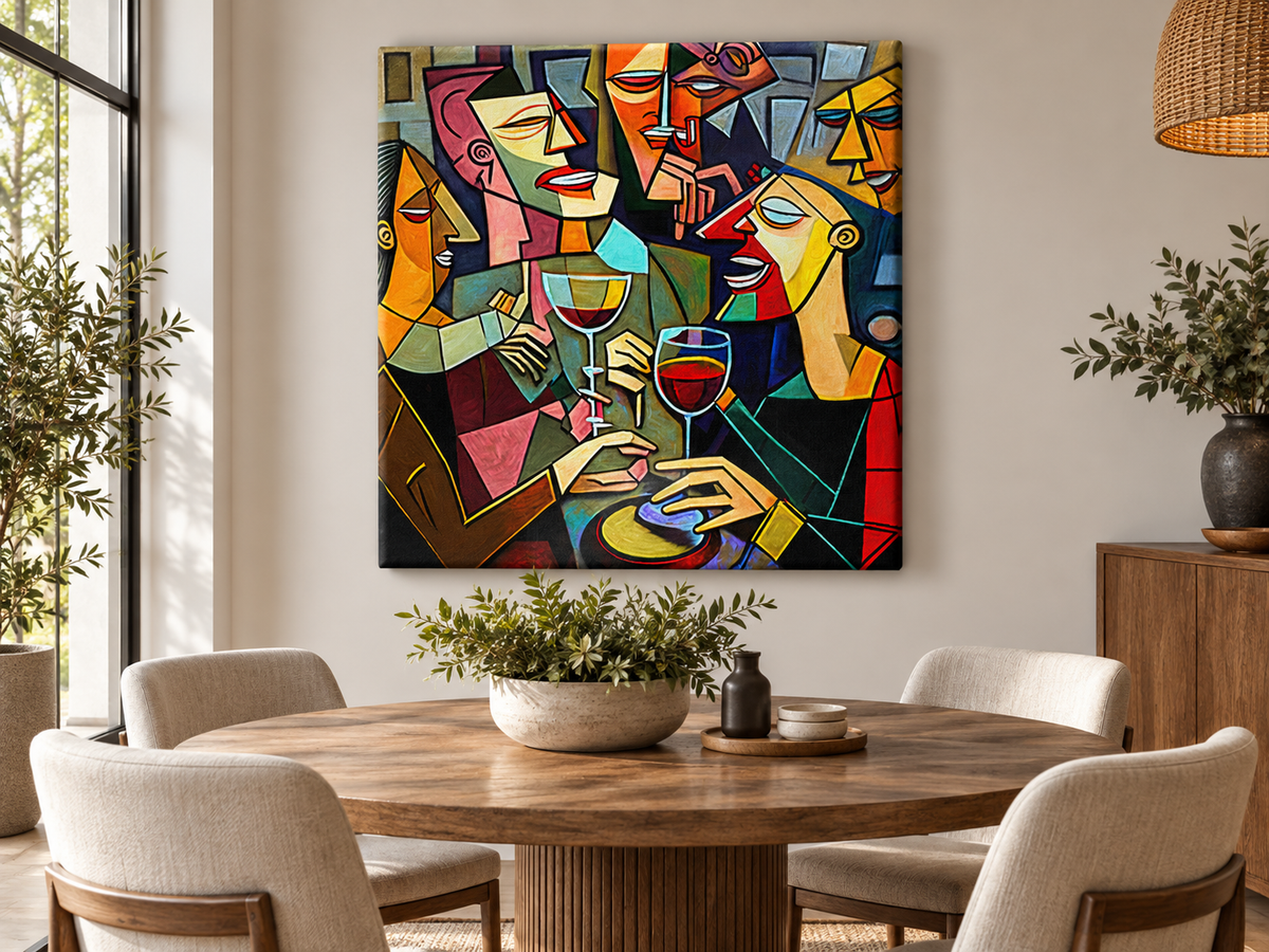 Drinking Group – decorative wall art, additional artwork view 7