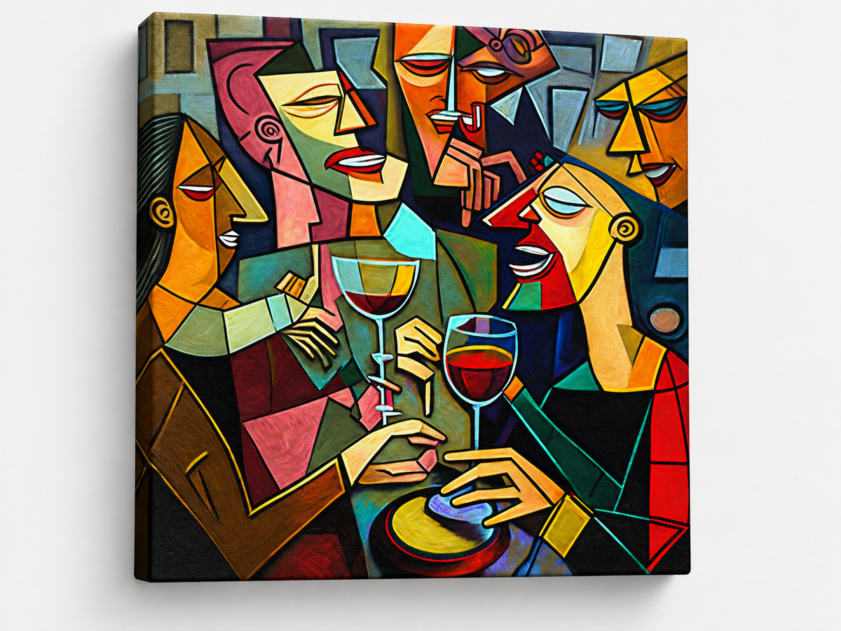 Drinking Group – decorative wall art, additional artwork view 4