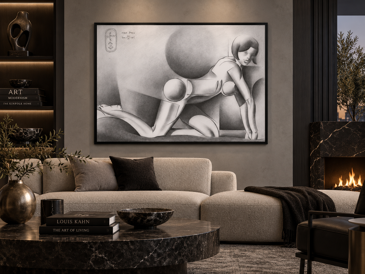 Neo Deco – abstract wall art, additional artwork view 3