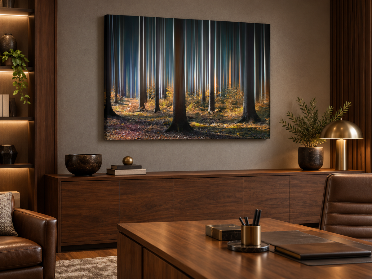 "Mystic Wood" Canvas Wall Art by Carsten Meyerdierks – landscape wall art, additional artwork view 3